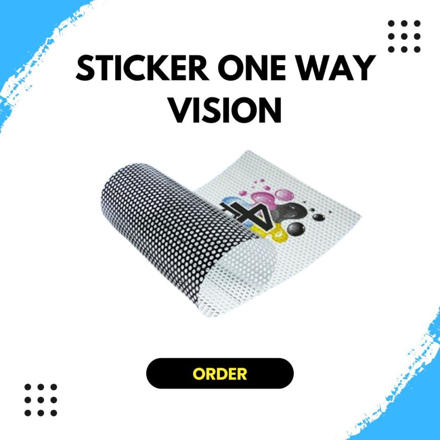 Sticker One Way Vision